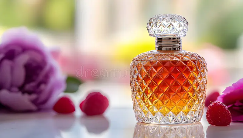 frasco de perfume premium cubierto rocío fotos productos marketing con fragancias lujo y blogs belleza mercados cosméticos 385328963